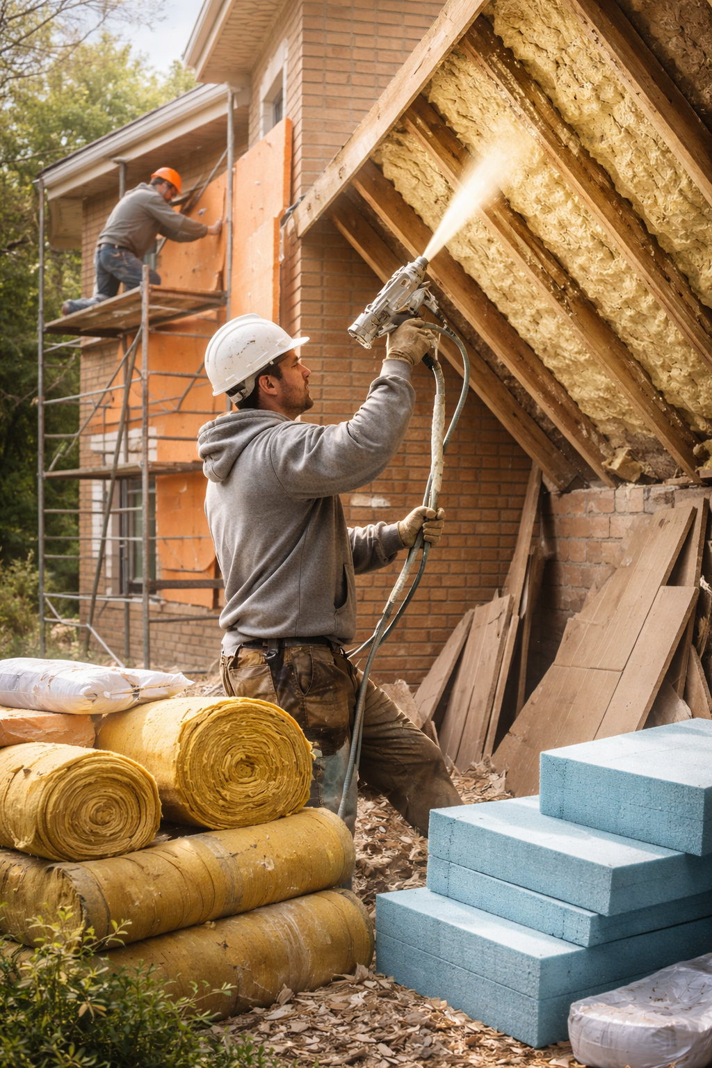 Утепление домов в Качканаре под ключ от 4306 руб/м2 | Профессионально — ТепломастерКчк